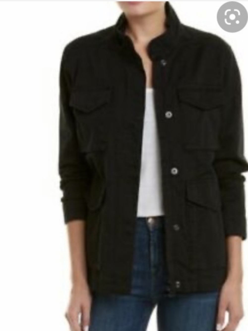 Vince black utility jacket